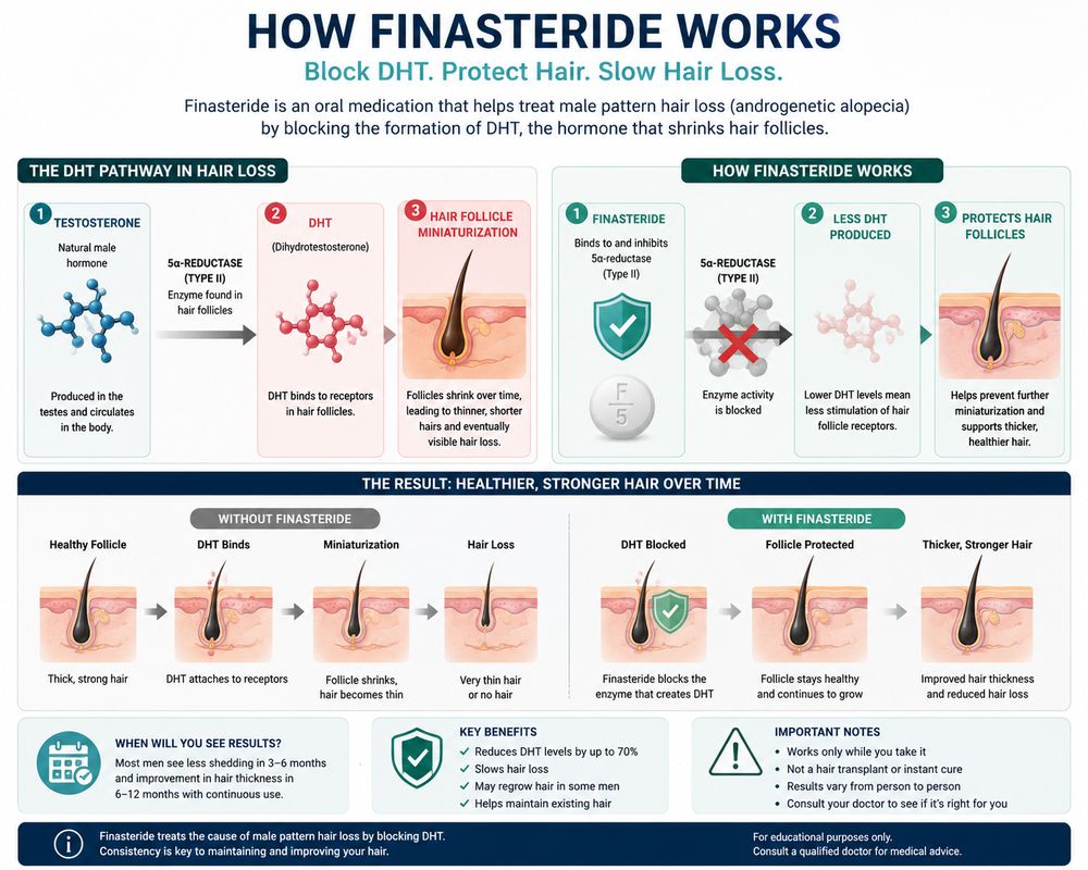 Finasteride diagram